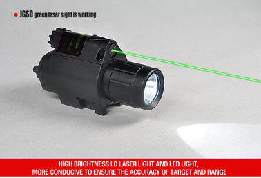 Visión láser verde y linterna LED Combinado con vista de pistola de montaje de tren rápido proveedor