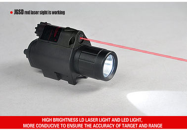Velocidad láser Luz de linterna LED de combinación roja con mira de pistola de montaje de tren rápido proveedor