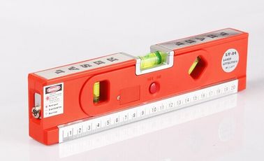 Nivel láser multifunción de color rojo con cinta de medición proveedor