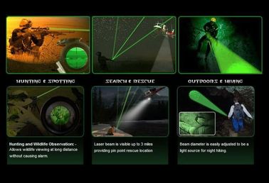 532nm 30mw de larga diámetro Green Laser Designator proveedor