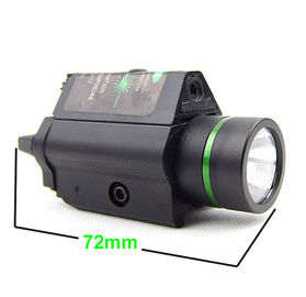 Visión láser verde táctica y combinación LED con Picatinny Rail proveedor