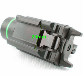 Visión láser verde táctica y combinación LED con Picatinny Rail proveedor