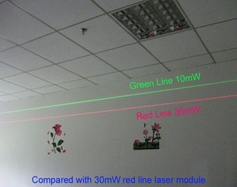 Módulo láser de línea verde de 532nm 10mw para posicionamiento, alineación, fabricación de zapatos, herramientas eléctricas e instrumento de nivelación proveedor