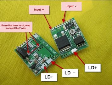 500mW-1 W 445nm/447nm/450nm Placa de circuito con accionamiento láser azul / doble accionamiento de litio proveedor