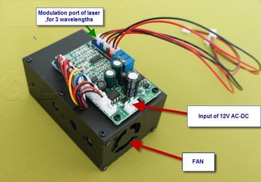 Módulo láser de haz blanco compuesto RGB de 400-500mW con modulación TTL proveedor
