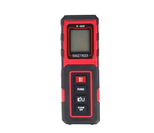Diseño compacto Mini portátil IP54 impermeable 0,3- 40m Medidor de distancia láser para medición de ingeniería y diseño interior proveedor