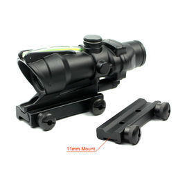 HD-2CRQ 1x32 Vistas de caza Visión óptica Fibra real R o G Dot Rifle Scope con 20/11mm Rail proveedor