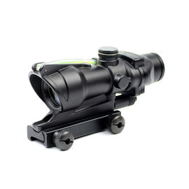 HD-2CRQ 1x32 Vistas de caza Visión óptica Fibra real R o G Dot Rifle Scope con 20/11mm Rail proveedor