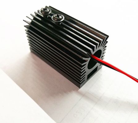Grado industrial DC 3-5V 532nm 30mw módulo láser Green Dot con disipador de calor para la luz de escenario láser proveedor