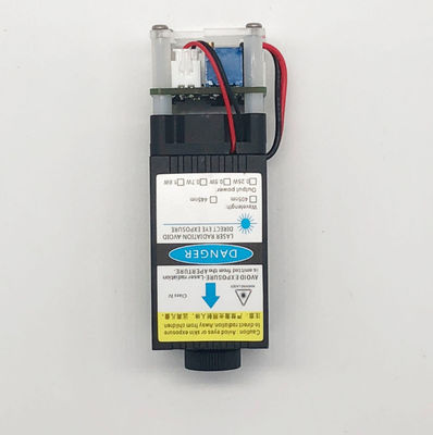 405nm 500mw 12V 0.3A Modulo de grabado con láser violeta ajustable con modulación TTL / PWM proveedor