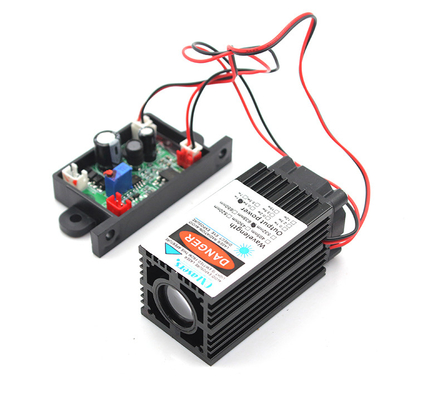 Modulo láser rojo de haz grueso de 638nm 1W de alta potencia 12V 1A con ventilador de enfriamiento proveedor